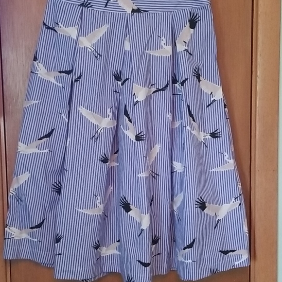 Who What Wear Dresses & Skirts - Who What Wear Blue Crane Aline Skirt sz 2